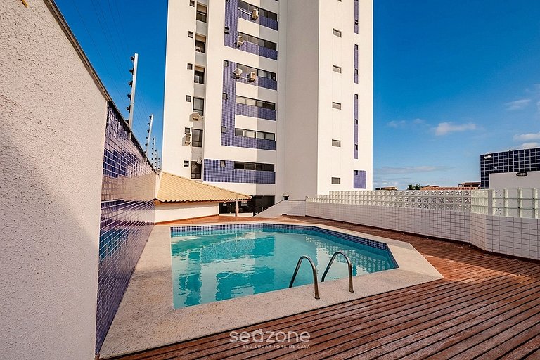 Apto. em Cond. c/ Piscina e Vista Mar MIA0901