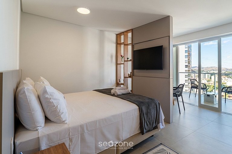 Confort c/ Balcón en Condo. c/ Piscina MSU1104
