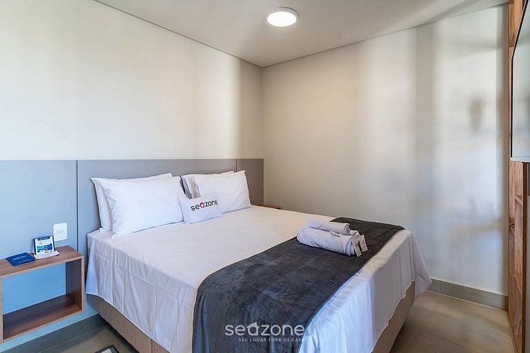 Conforto c/ Varanda em Cond. c/ Piscina MSU1104