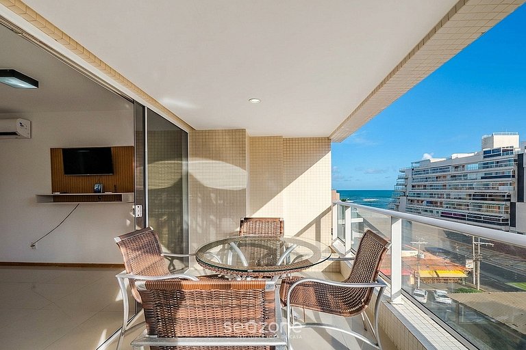 Studio c/ Varanda em Cond. c/ Piscina SEV0406