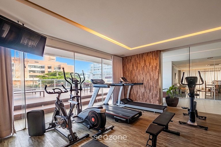 Studio c/ Varanda em Cond. c/ Piscina SEV0406