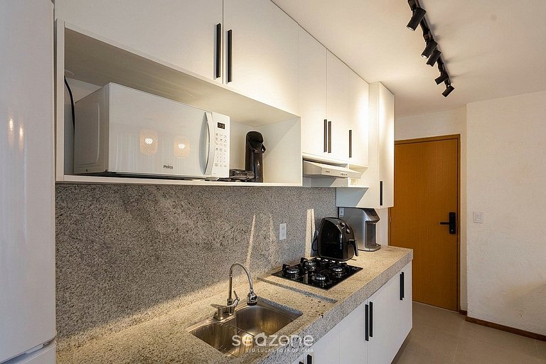 Apt c balcón a 90m de la Playa do Riacho BAL0000