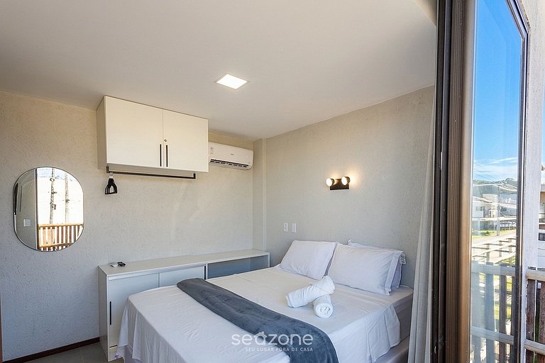 Apt c balcón a 90m de la Playa do Riacho BAL0000