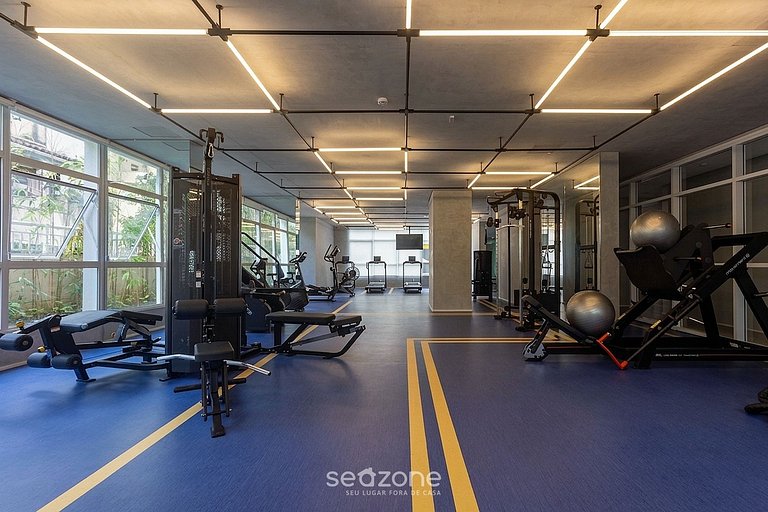 Studio c/ Varanda e Vista Cid. MQL1604