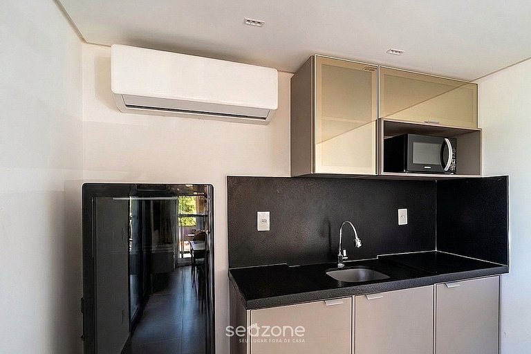 Conforto c/ Varanda em Cond. c/ Piscina FLS0306