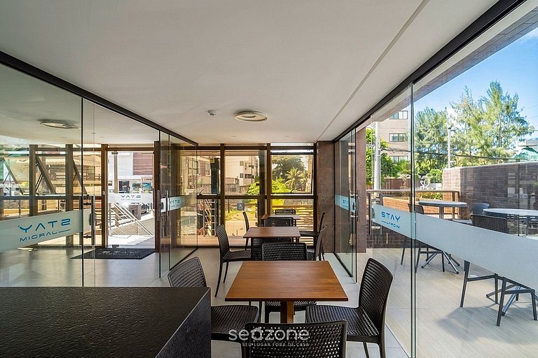 Conforto c/ Varanda em Cond. c/ Piscina FLS0306