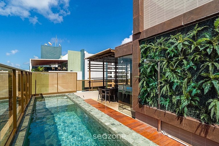 Conforto c/ Varanda em Cond. c/ Piscina FLS0306