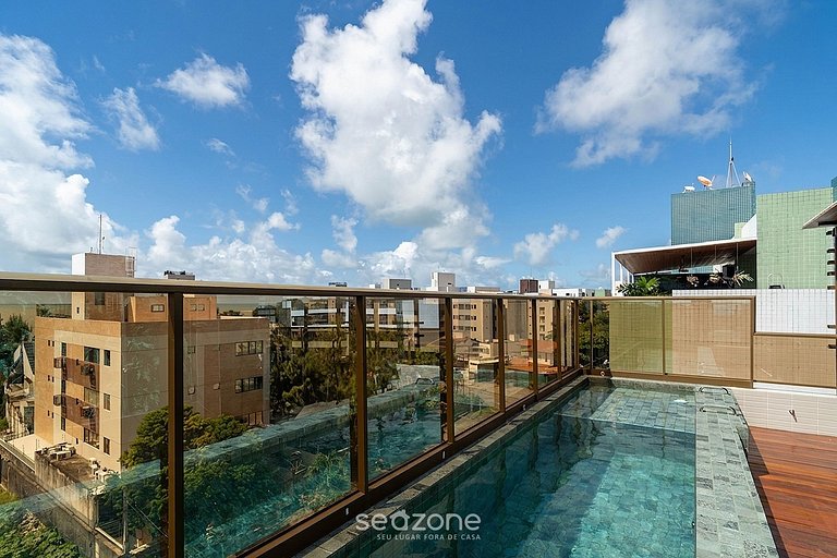 Conforto c/ Varanda em Cond. c/ Piscina FLS0306