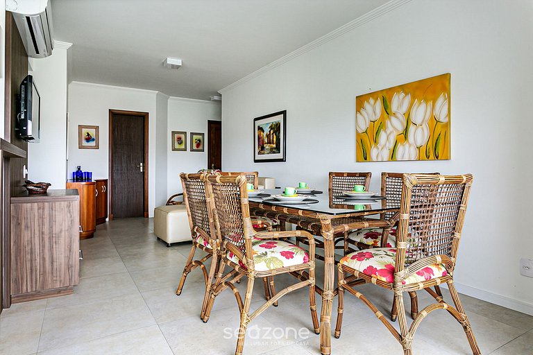 Apto con suites a 500 m de Playa Jurerê | CPJ504