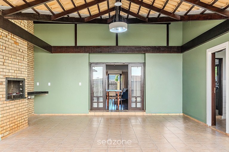 Casa 3Q c/ Churrasqueira 350m da Praia RST0206