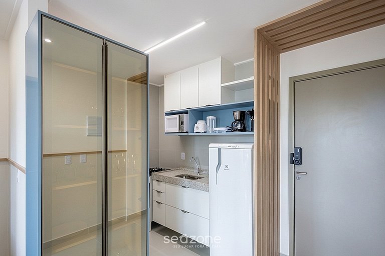 Apt c/ vista de la ciudad 150m de la playa LOE0315