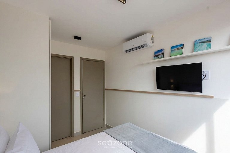 Apt c/ vista de la ciudad 150m de la playa LOE0315