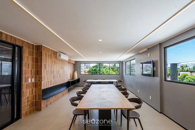 Apt c/ vista de la ciudad 150m de la playa LOE0315