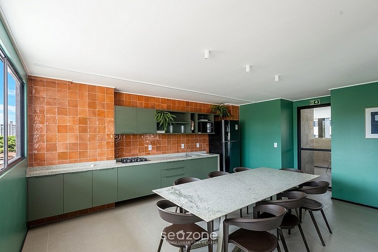 Apt c/ vista de la ciudad 150m de la playa LOE0315