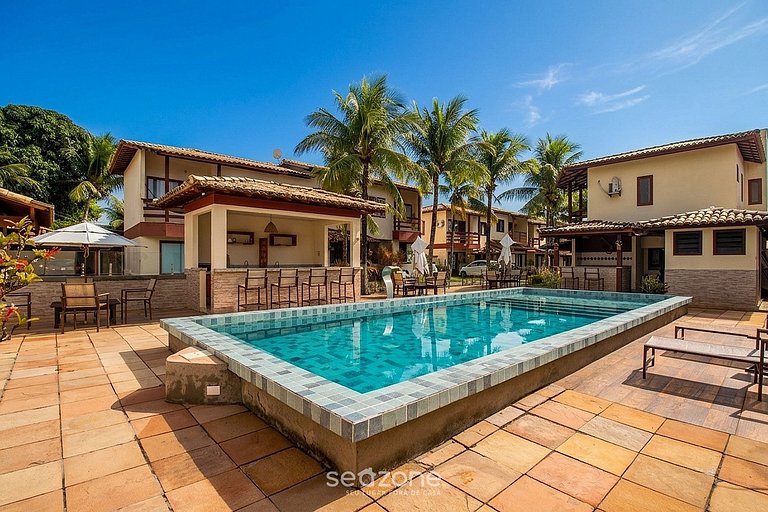 Casa Espaçosa c/ Varanda em Porto Seguro GRU0015