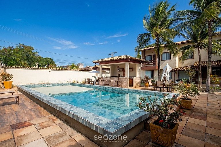 Casa Espaçosa c/ Varanda em Porto Seguro GRU0015