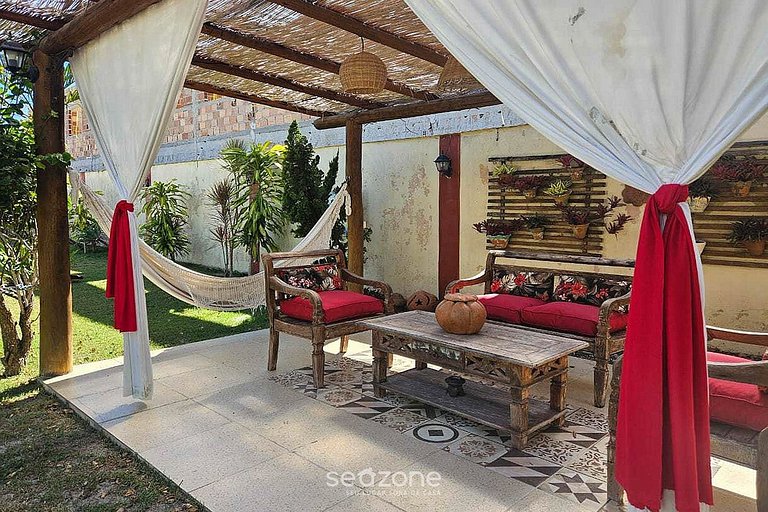 Casa Espaçosa c/ Varanda em Porto Seguro GRU0015