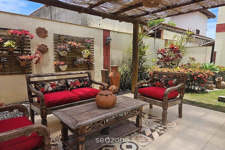 Casa Espaçosa c/ Varanda em Porto Seguro GRU0015