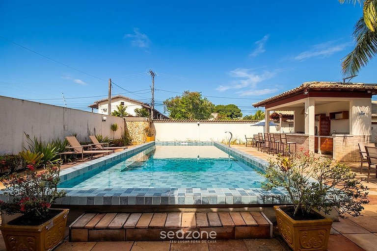 Casa Espaçosa c/ Varanda em Porto Seguro GRU0015