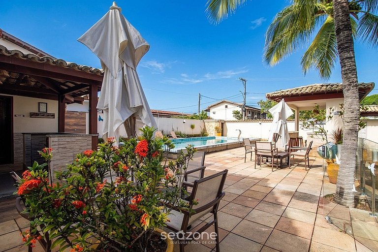 Casa Espaçosa c/ Varanda em Porto Seguro GRU0015