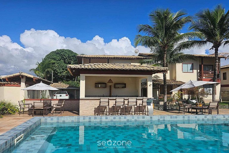 Casa Espaçosa c/ Varanda em Porto Seguro GRU0015