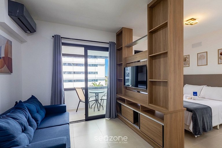Apto. c/ Balcón en Condo. c/ Piscina SRU0505