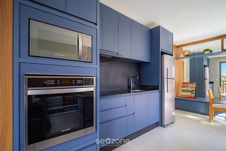 Studio em Cond. c/ Piscina e Vista Cid. OGD0804