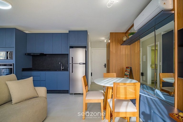 Studio em Cond. c/ Piscina e Vista Cid. OGD0804