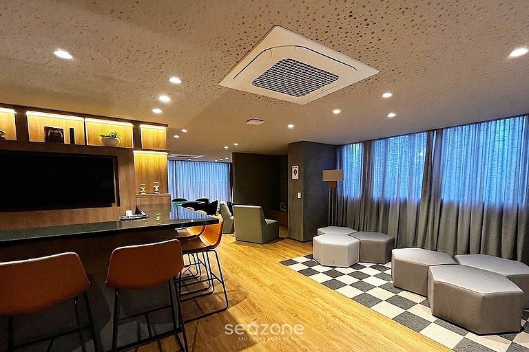 Studio Bem localizado c/ Varanda  SIG1110