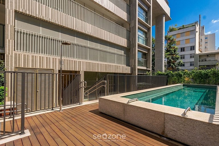 Studio c/ Varanda em Cond. c/ Piscina SOJ0057