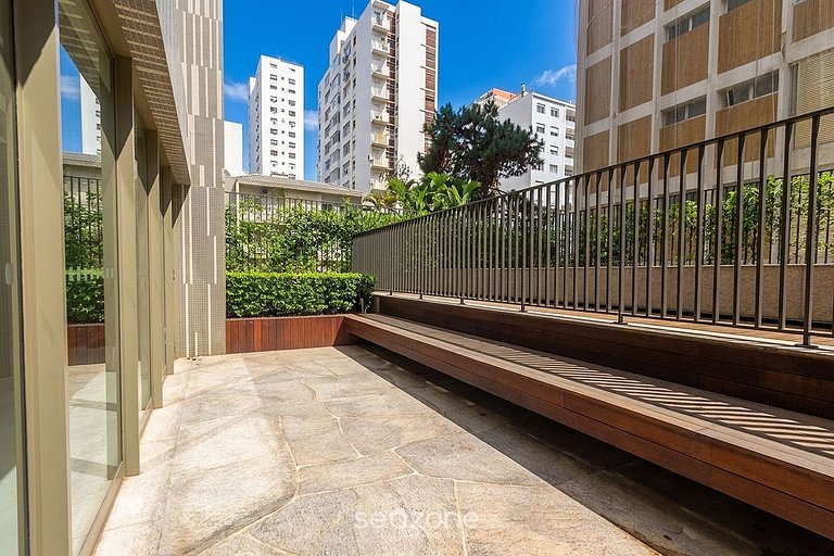 Studio c/ Varanda em Cond. c/ Piscina SOJ0057