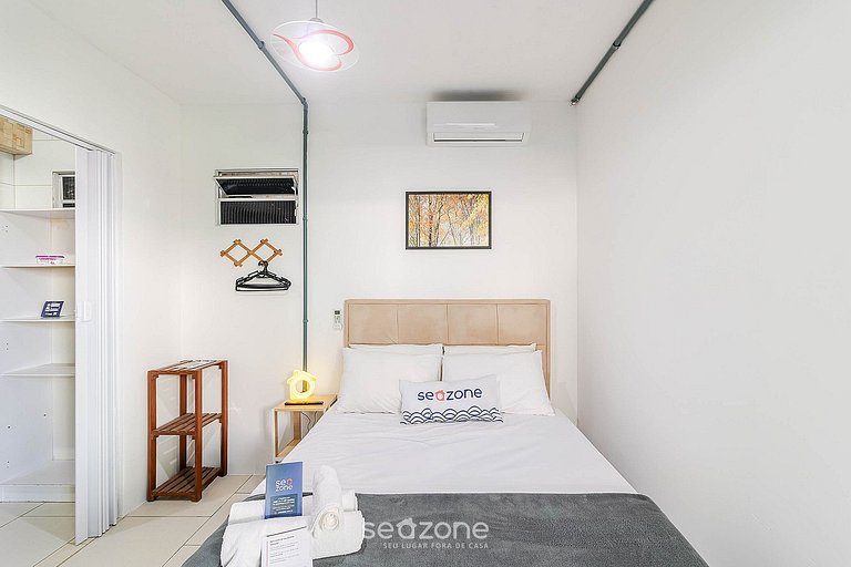 Conforto em Cond. c/ churrasq. prox. Praia PMS0006