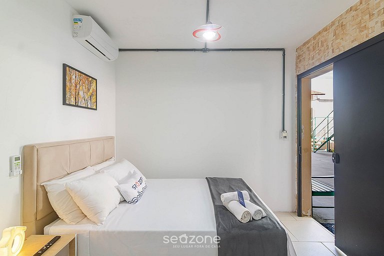 Conforto em Cond. c/ churrasq. prox. Praia PMS0006