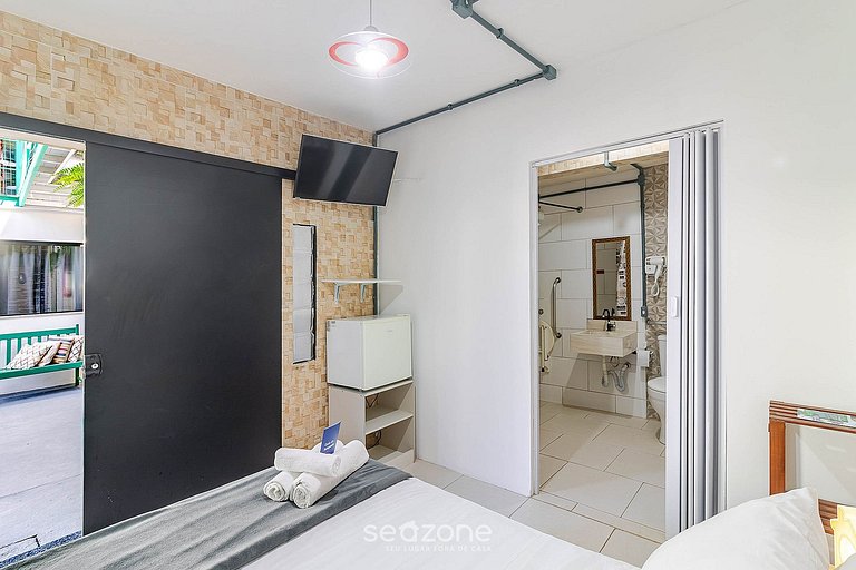 Conforto em Cond. c/ churrasq. prox. Praia PMS0006