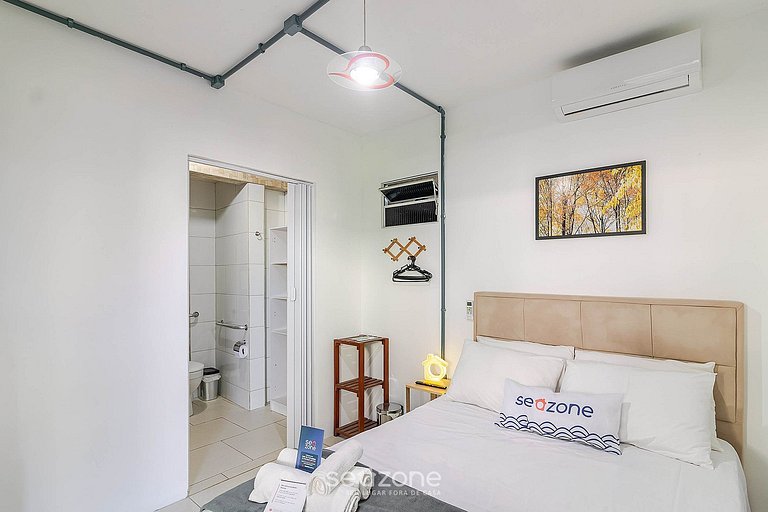 Conforto em Cond. c/ churrasq. prox. Praia PMS0006