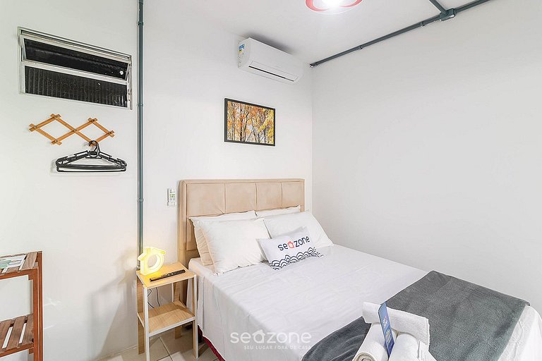 Conforto em Cond. c/ churrasq. prox. Praia PMS0006