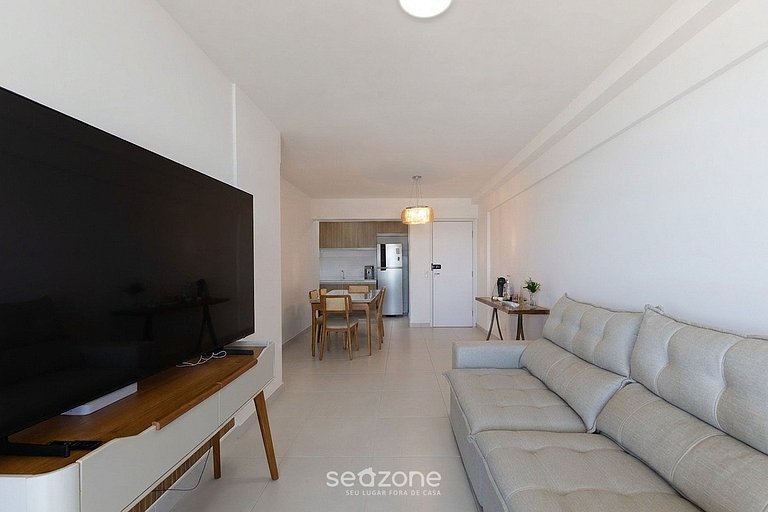 Apto. em Cond. c/ Piscina e Vista Praia CPK0502