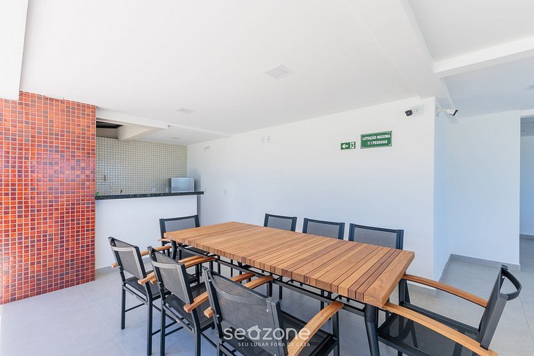 Apto. em Cond. c/ Piscina e Vista Praia CPK0502