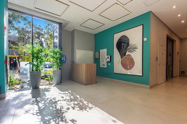 Apto. c/ Balcón y Vista Cid. en Condo. DOS0102