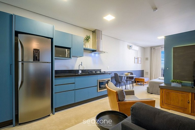 Studio c/ Varanda em Cond. c/ Piscina CJO0308