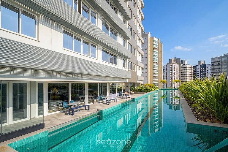 Apto. c/ Balcón en Condo. c/ Piscina CJO0308