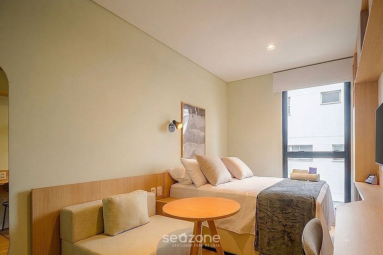 Studio en Condo. c/ Vista Cid. y Wi-fi PTI0308