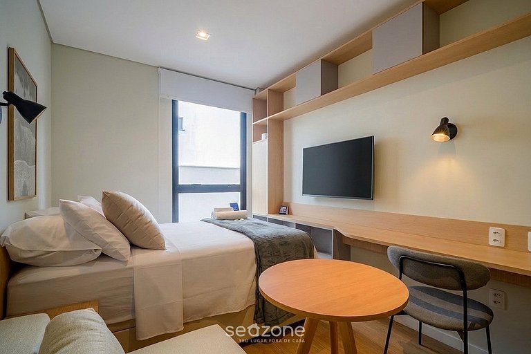 Studio en Condo. c/ Vista Cid. y Wi-fi PTI0308