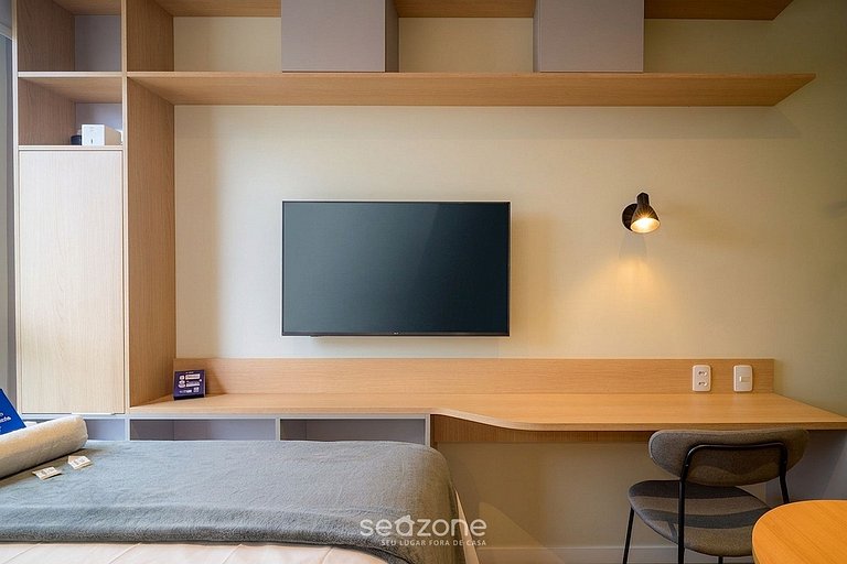 Studio en Condo. c/ Vista Cid. y Wi-fi PTI0308