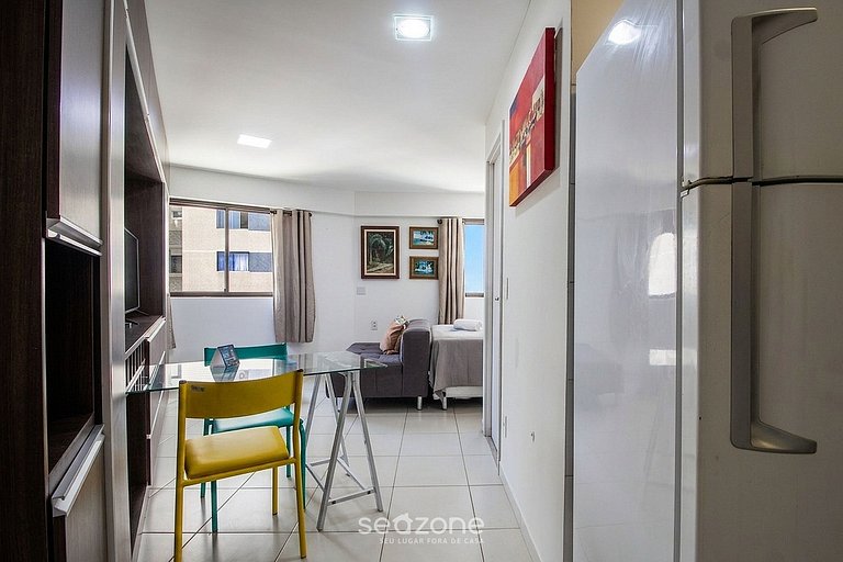 Estúdio elegante com vista para a cidade BCM0403