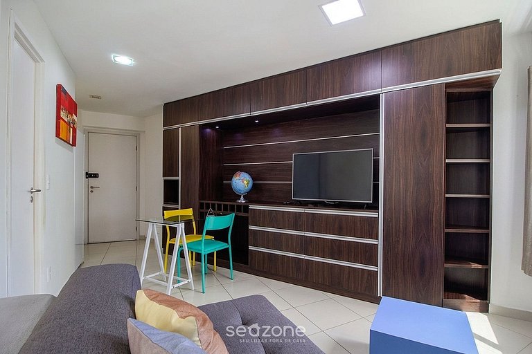Estúdio elegante com vista para a cidade BCM0403