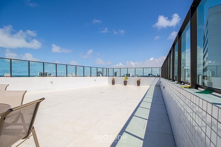 Estúdio elegante com vista para a cidade BCM0403