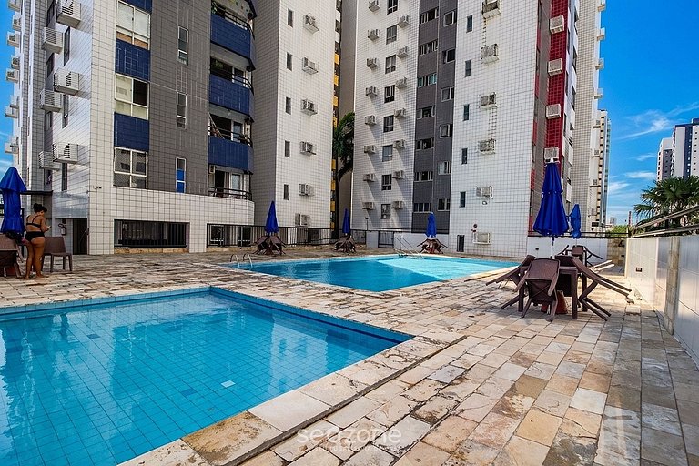 Apto. c/ Balcón en Condo. c/ Piscina PILB0701