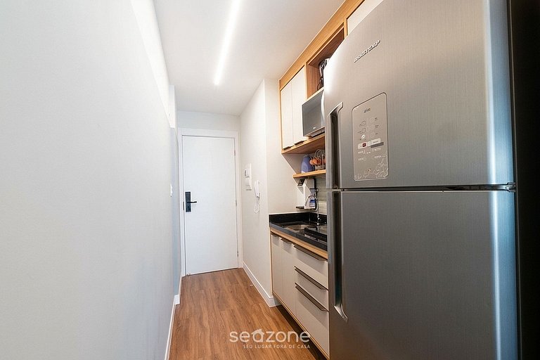Studio em Cond. c/ Piscina e Vista Mar ARU0520