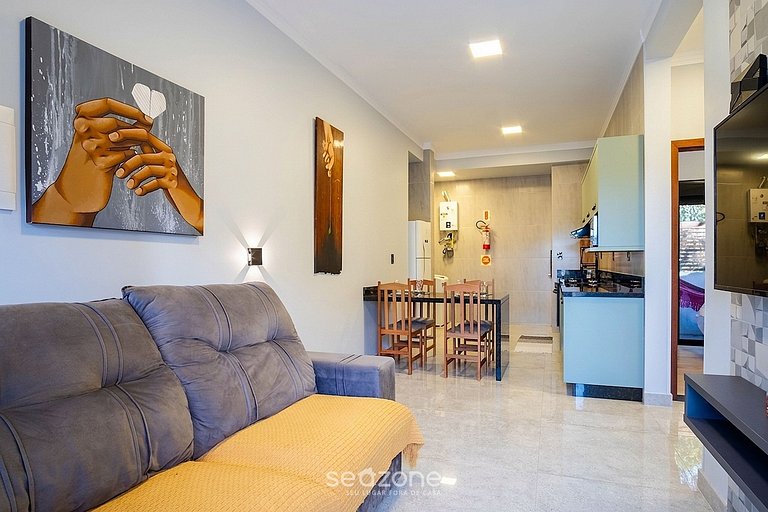 Apto. c/ Balcón y Vista Piscina en Condo. ACD0006